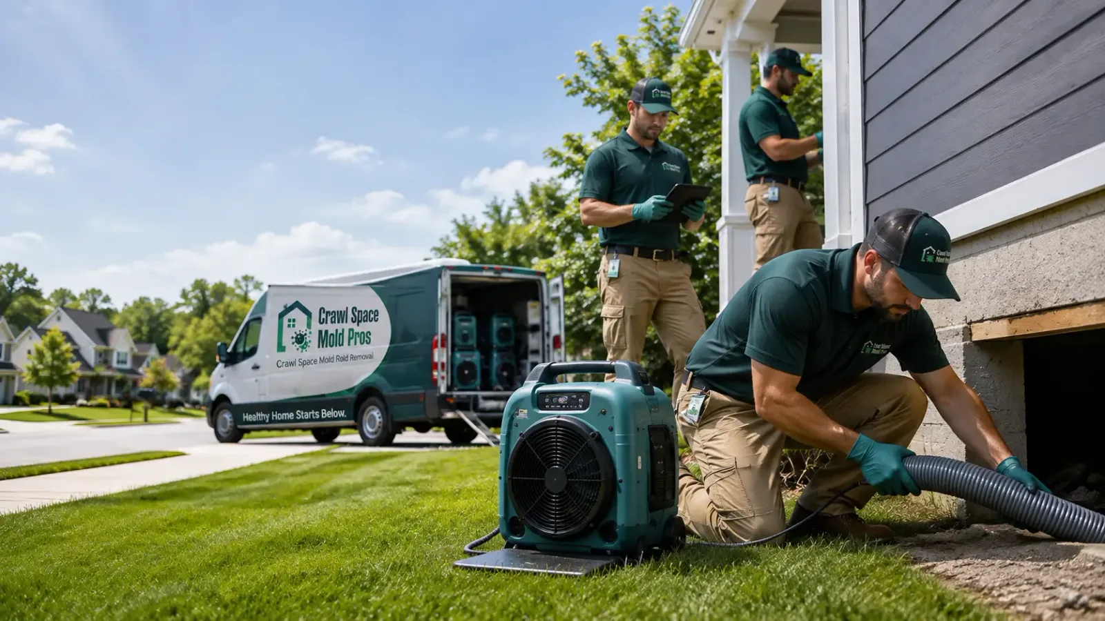 Crawl Space Mold Removal in Leesville, TX